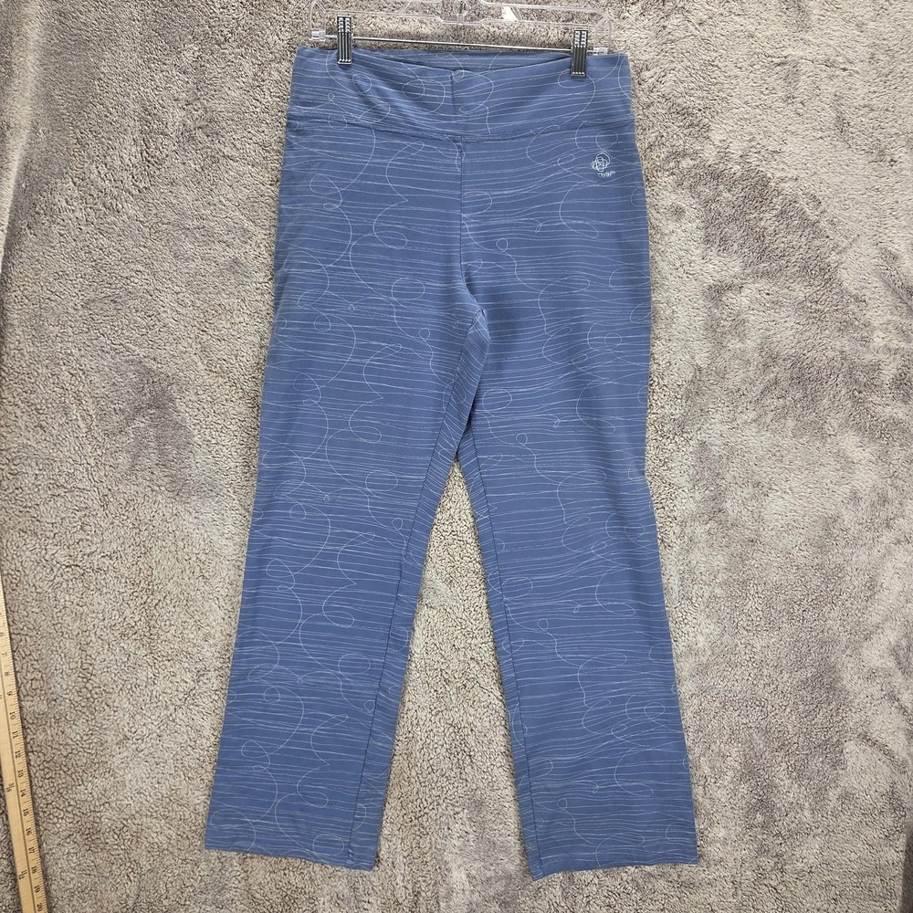 Patagonia Pants Womens Large Blue Knit Sweatpants Elastic Waist Organic Rythm